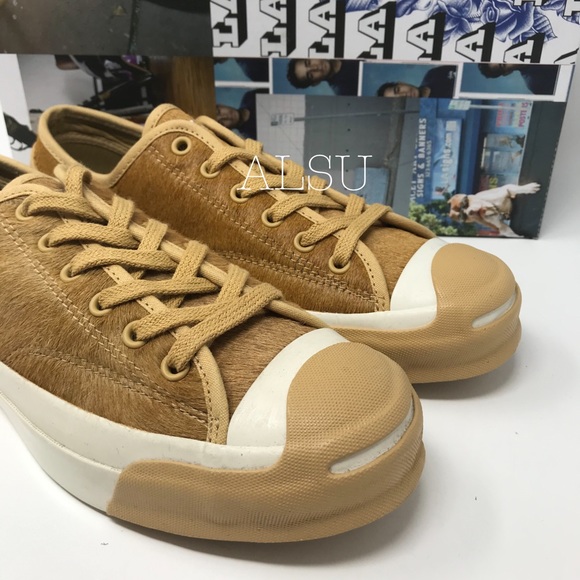 Converse JP Signature OX Fur Camel W AUTHENTIC - Picture 5 of 8